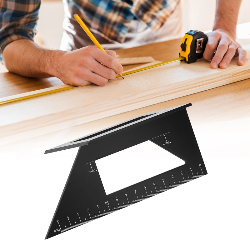 45°/90° T Angle Gauge Straight Ruler 3D Mitre Degree Measuring