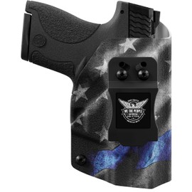We The People Holsters - Thin Blue Line - Right Hand - IWB Holster Compatible with Springfield XDm 3.8" Compact 9MM/.40SW/.45
