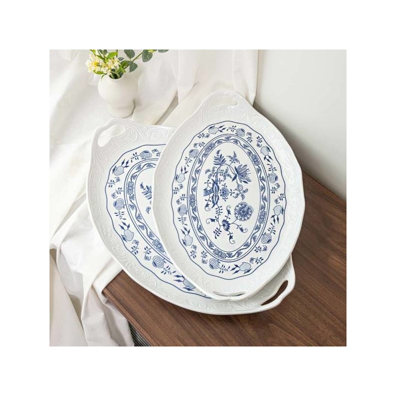 [Larissa] Zvibel Muster Handle Tray 2P Set / [라리사] 쯔비벨무스터