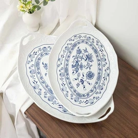 [Larissa] Zvibel Muster Handle Tray 2P Set / [라리사] 쯔비벨무스터 핸들 트레이 2P 세트