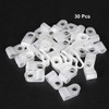 sourcing map Nylon R-type Cable Clamp Wire Management 4.8 mm