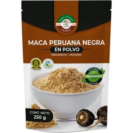 SABIA MADRE TIERRA - Maca Negra Peruana 250g - ORGANICA CERTIFICADA- 100% PURA -