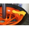 No-Mar Tire Changer Rubber Coated Bead Keeper Tire Changer Yellow