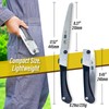 SUIZAN Japanese Folding Saw 8.3" Compact Hand Saw Versatile for