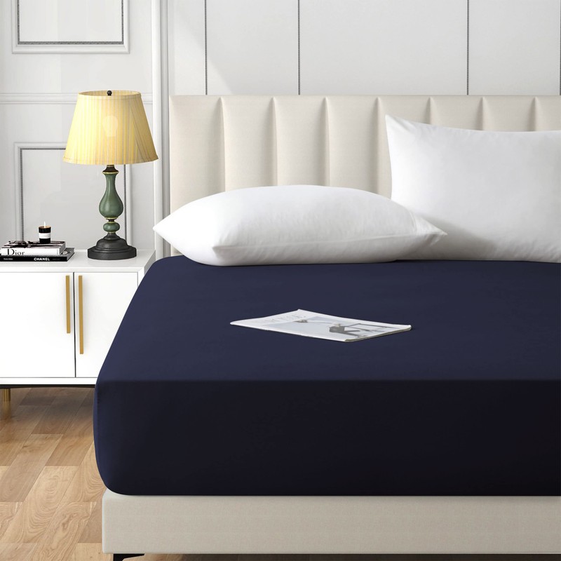 AMEHA Super King Fitted Sheet 25 cm Deep Soft Brushed
