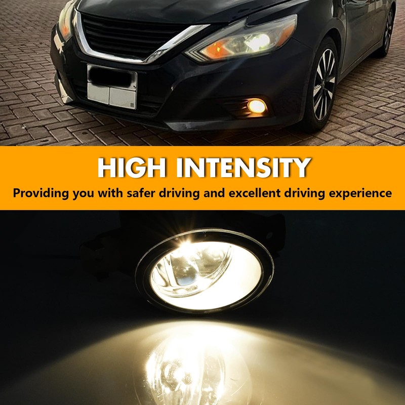 OKSIWA Halogen Fog Lights for Nissan Altima Sedan 2016 2017
