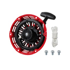 HONTAYOKA GX160 Pull Start Assembly for Honda GX120 GX200 Recoil Starter (Curved Steel Rod Pawls) Generator Engine Red Replacement Parts 28400-Z4M-306ZB 27400-Z1T-702