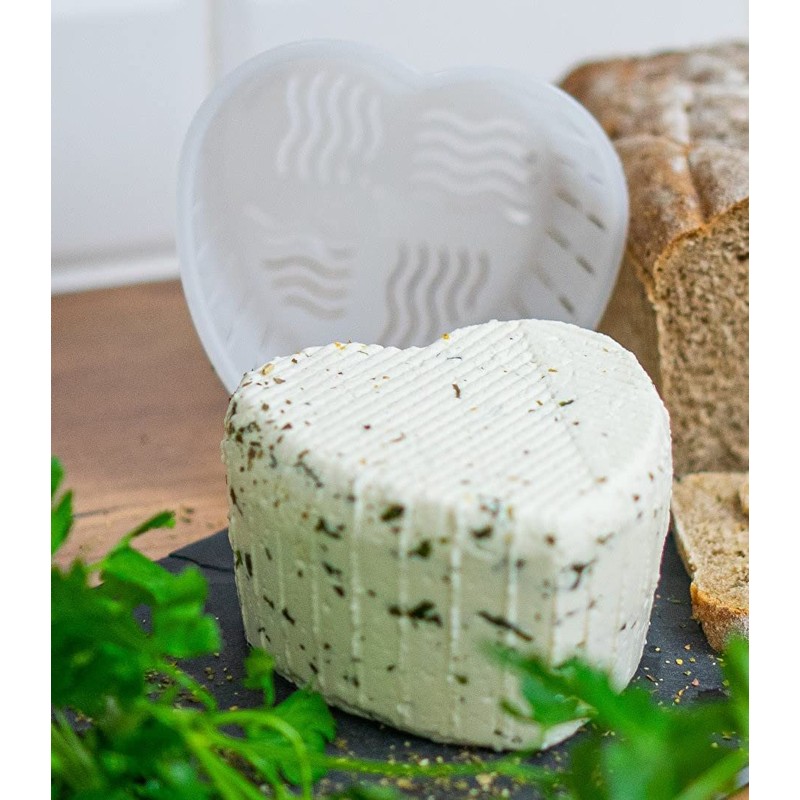 10 x Cheese Mould - Heart Shape - 100g |