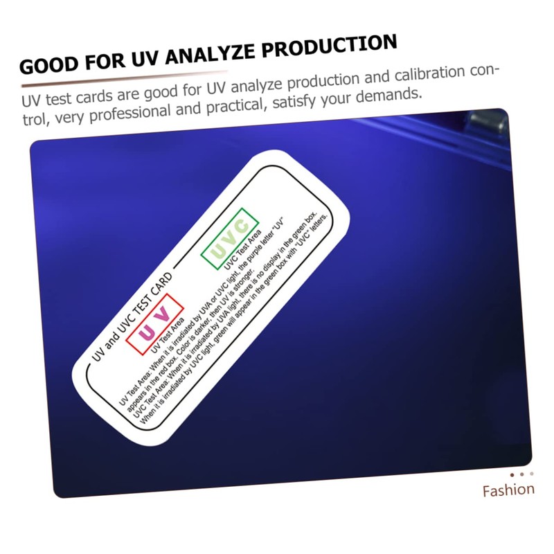 Mobestech UV Test Cards 5pcs UV Test Uvc-uva Test Tools