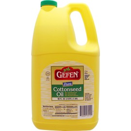 Gefen, Pure Cottonseed Oil, 96oz Easy Pour Bottle with Handle, Great for Frying Beignets, Certified Kosher