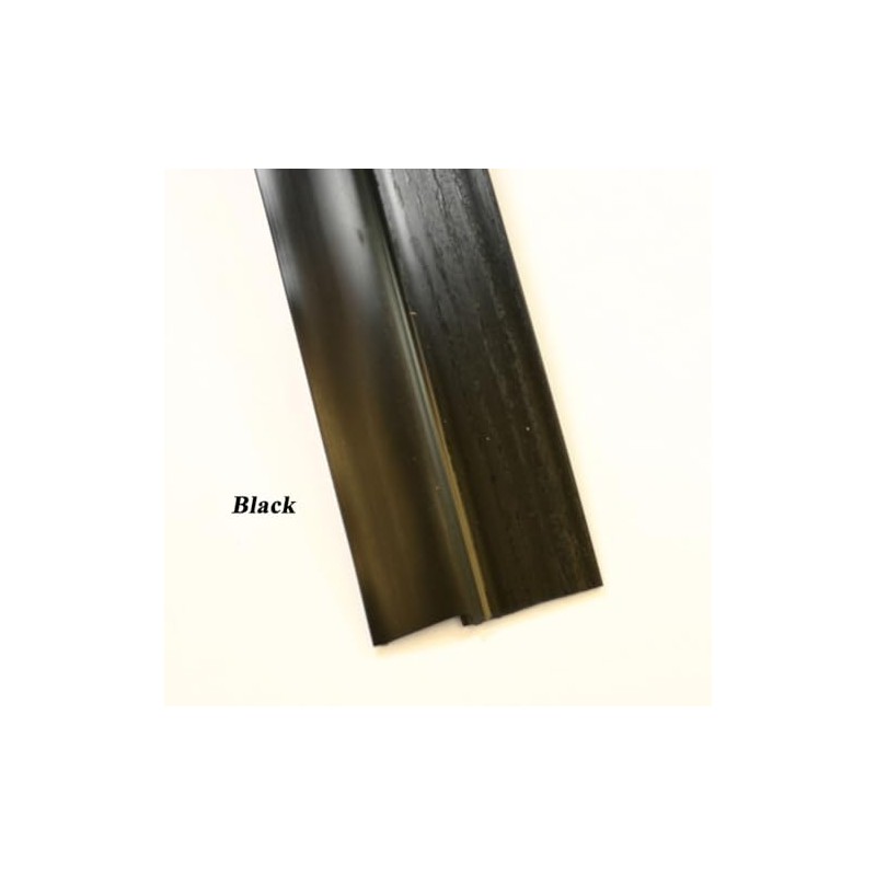 Garage Door Side and Top Weather Stripping (Black, 8' Wide