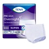 TENA ProSkin Overnight Super Protective Incontinence Underwear, Heavy Absorbency, Unisex,