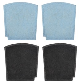 Zyxor 04234G 04530GM TrueAir Replacement Carbon Filter Compatible with Halmilton Beach TrueAir Odor Eliminators Model 04230G, 04231GW, 04384, 04386, 04350G, 04351GM, 04352GM, 4 Pack