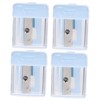 Baluue 4Pcs Cosmetic Pencil Sharpener Durable Single Design for Eyeliner