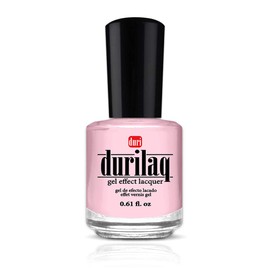 duri Durilaq, D309 Iced Roses, Light Pink, Semi Sheer, French Manicure, Gel Effect Lacquer and Top Coat Duo, 0.61 fl.oz.