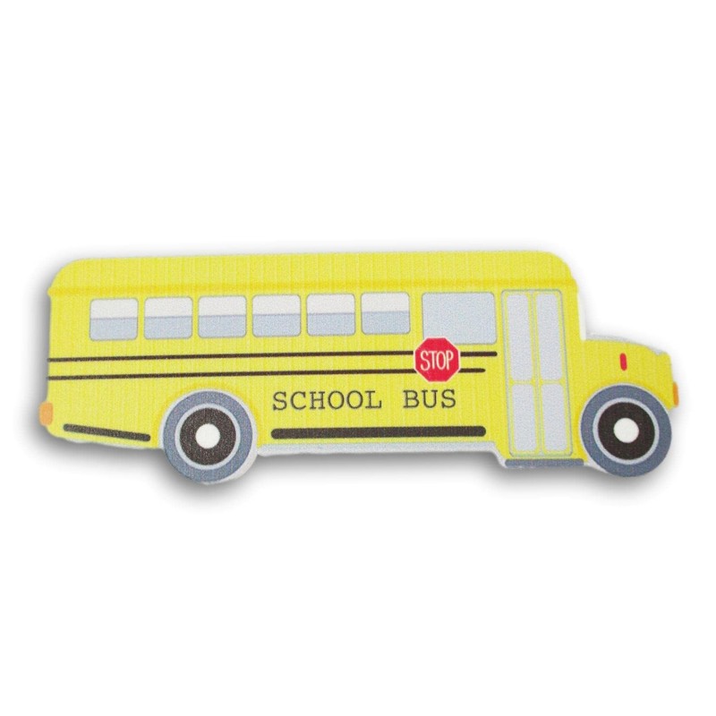 School Bus Painted Wood Shape for Arts and Crafts