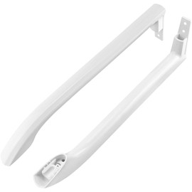 Fetechmate 5304486359 5304506469 Refrigerator Door Handle Set Compatible with Frig-idaire Refrigerator Replaces 5304504507 242059501 242059504-1 Year Warranty