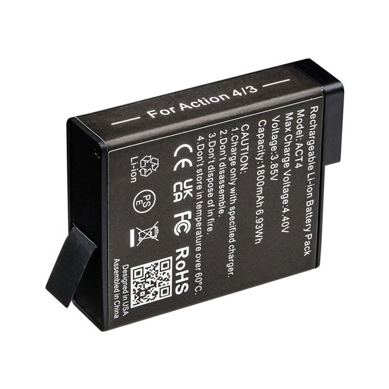 Kastar 2-Pack Battery and AC Wall Charger Compatible with DJI