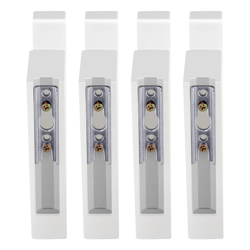 Briwooody 4 Pack Wooden Curtain Rod Brackets Curtain Rod Holder