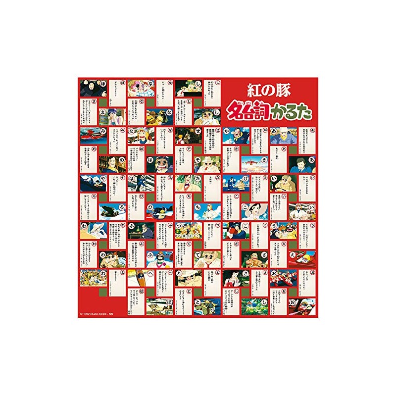 Red Pig Name Lines karuta