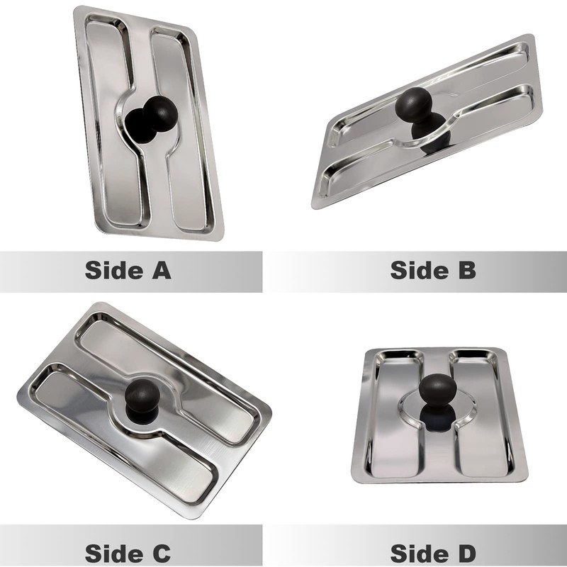 UOIENRT 2 Slice Toaster Dust Cover, Stainless Toaster Appliance Top