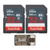 SanDisk 32GB Ultra SDHC UHS-I Memory Card (2-Pack) with All-in-One