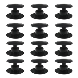 eMagTech 12 Pairs Croc Rivets Buttons 15.5mm Female Buckle 15mm Male Buckle Plastic Snap Buttons Fasteners Shoes Pop Rivets Repair and Decoration