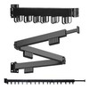 Wall Mounted Clothes Drying Rack - Collapsible, Foldable Space Saving
