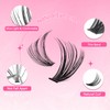 Lash Clusters Kit 240Pcs 30D 40D Individual Lash Extensions, DIY