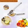 Loimon Lemon Squeezer Juicer, Stainless Steel Manual Juicer, Sturdy and