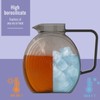 Glass Pitcher With Lid, 2.3 Liter 78 oz Glass Water