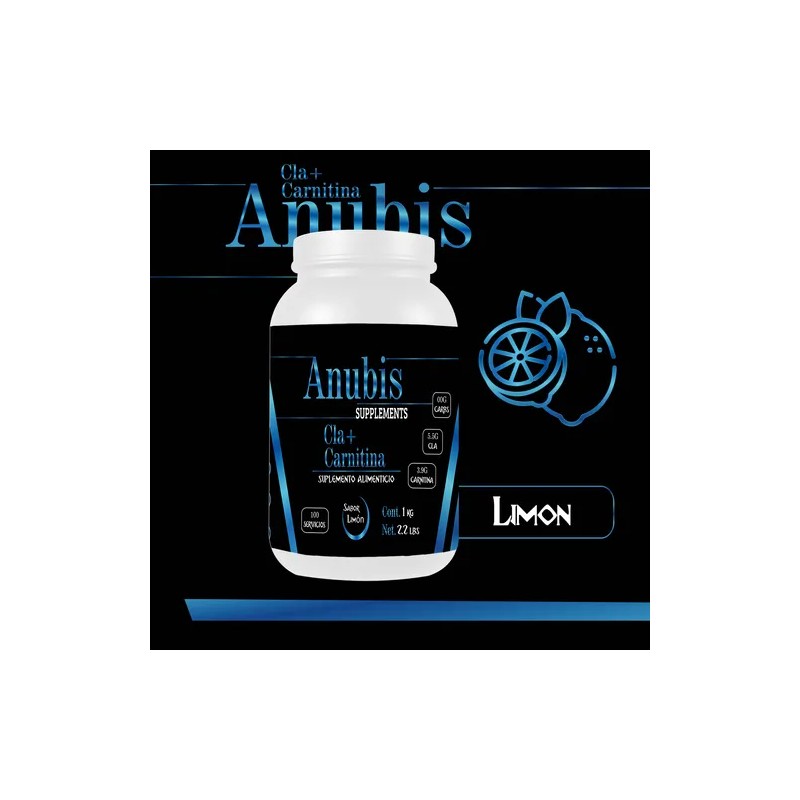 Cla Carnitina 1kg Anubis Suplements 100servis Pre Entreno