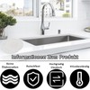 Sink Liner, Pack of 2 Round Sink Liners, White Rubber