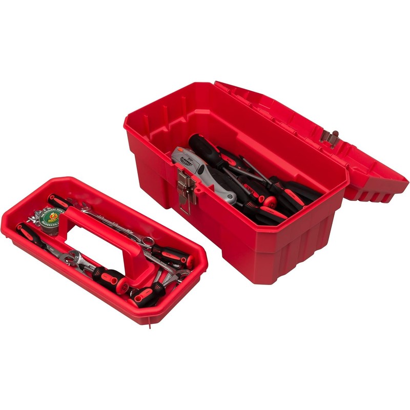 Akro-Mils 09514 ProBox 14-Inch Plastic Toolbox for Tools, Hobby or