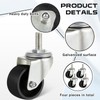 Landhoow 4 Pcs Floor Jack Casters for 3 Ton Floor