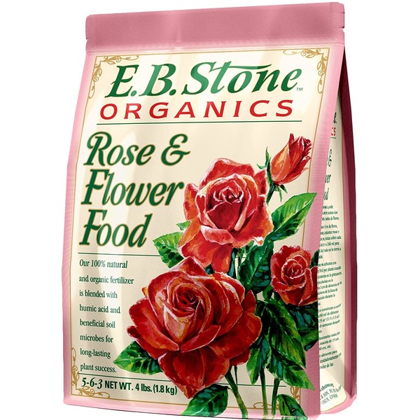 Eb Stone Organic Rose and Flower Food 4 lb