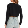 Hobrounn Women's Bolero Long Sleeve Cardigan Elegant Festive Shoulder Jacket,