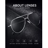 Aviator Sunglasses for Men and Women Trendy Polarized Aviator Sunglasses