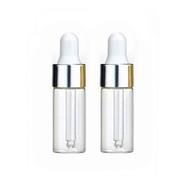 30 Pack,Essential Oils Glass Dropper Bottles,Travel Size Serum Sample Vials,Mini Perfume Clear Bottles with Glass Eye Dropper (5ml)