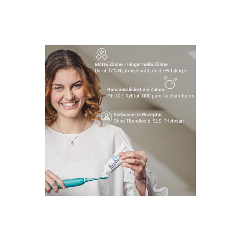 fläsh Lime Mint: Whitening Toothpaste | Daily Care for White