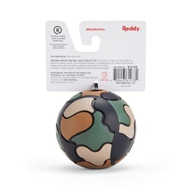 Reddy Camo Ball Dog Toy