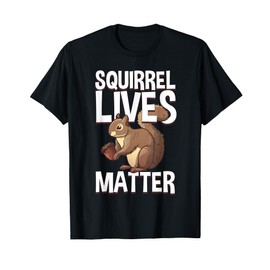 Best Squirrel Art For Kids Men Women Chipmunk Lover Squirrel T-Shirt