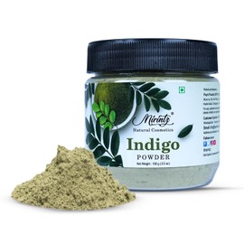 Mirintz 100% Natural Indigo Powder | 100 gms Indigofera tinctoria Leaf & Hair Powder | Natural Blue-Black Hair Dye | Covers Gray Hair | Suitable for All Hair Types