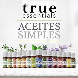 Lavender Oil, Aceite Esencial de Lavanda 15ml True Essentials. Colección de Aceites Esenciales para difusor. País de Origen Bulgaria