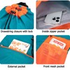 Drawstring Backpack Bag, Lightweight Sport Gym Sackpack, Peacock-Green