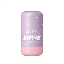 COVERGIRL Clean Fresh Jammy Lip Sleeping Mask, Lavender Scent, with Avocado & Grape Seed Oils, No-Touch Applicator – 10 Whipped Lavender