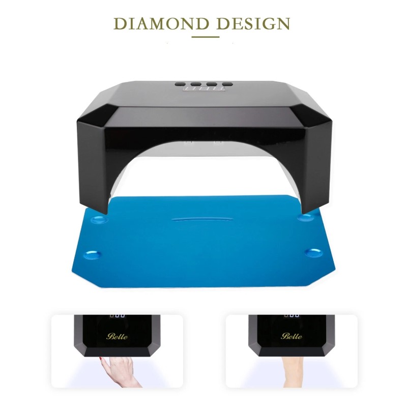 Belle WIRELESS RECHARGEABLE 54W UV/LED LAMP