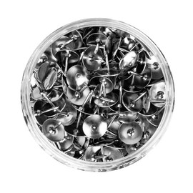 2000 Pcs Thumb Tacks, Push Pins, 5 Bottles (400 Pieces per Bottle, 2000 Pieces Total).