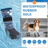 BEAUTYZOO Waterproof Dog Boots for Small Medium Large Size Dogs,