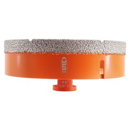 Dry Diamond Core Drill Bits,BGTEC 1pc 6" 150mm Diamond Hole Saw with 5/8-11 Thread for Porcelain Tile,Ceramic Granite Marble Stone Masonry Brick